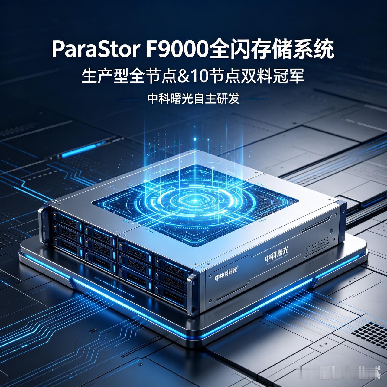 🔥国产存储，世界第一！中科曙光ParaStor F9000包揽IO500双榜冠