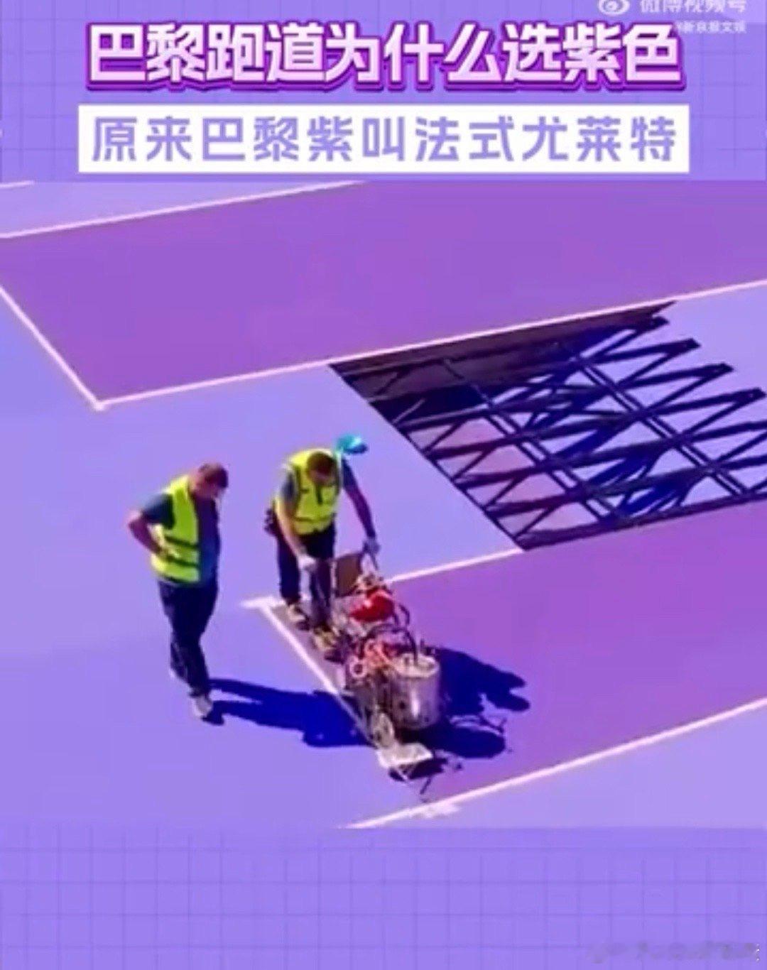 #巴黎跑道为什么选紫色#这样的紫色简直就是好看到了我的心坎上，巴黎跑道的魅力，我