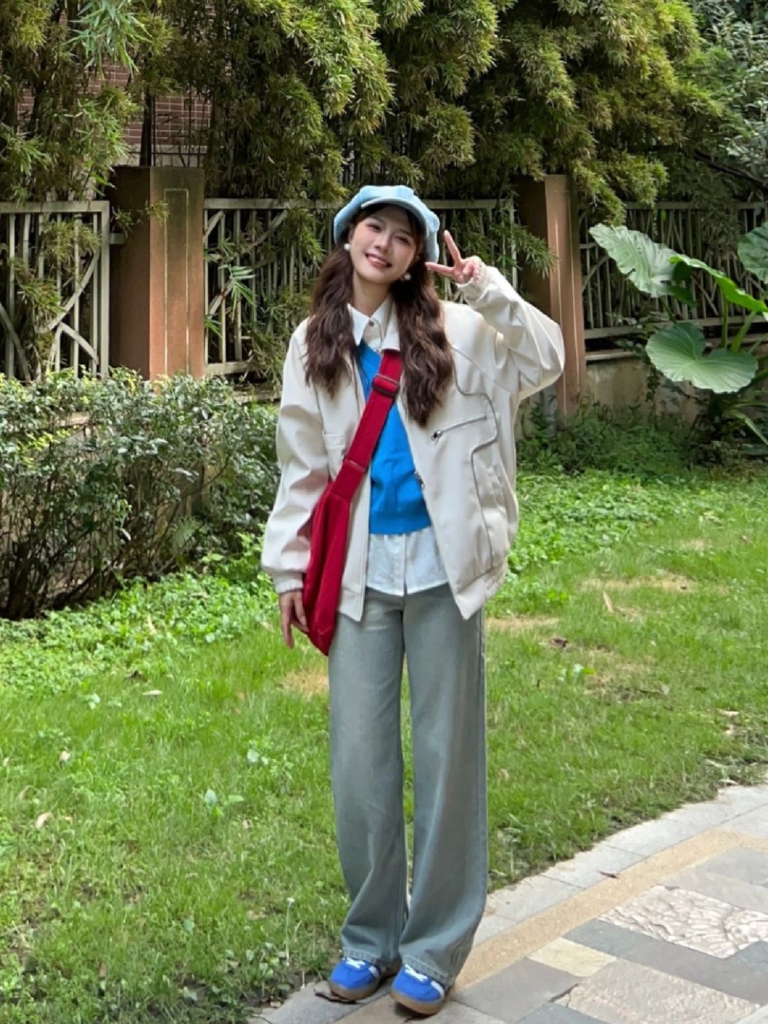 💙秋冬实用主义不露腿~油画感撞色深得我心！