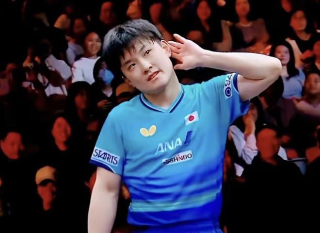 张本智和输赢都很无奈！
★昨天WTT中国大满贯赛，张本智和惊险逆转韩国选手后，张