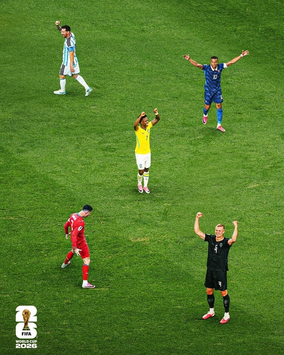 FIFA世界杯官方账号现已在世界杯表现最佳巨星图片中添加了威尼修斯，此前未包括他