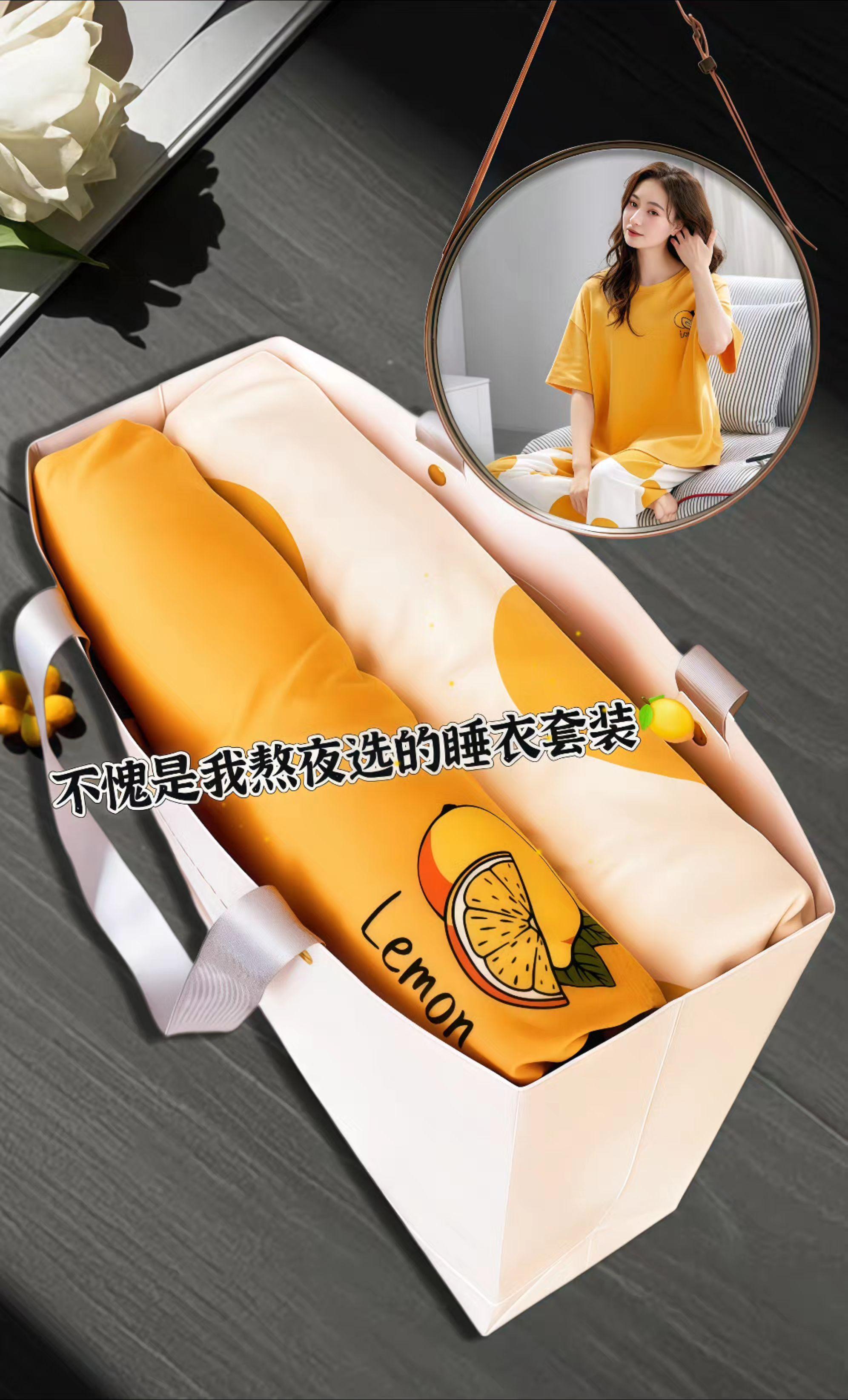 不愧是我熬夜选的浪莎短袖睡衣套装！家人们谁懂啊，我终于找到能从卧室穿到...