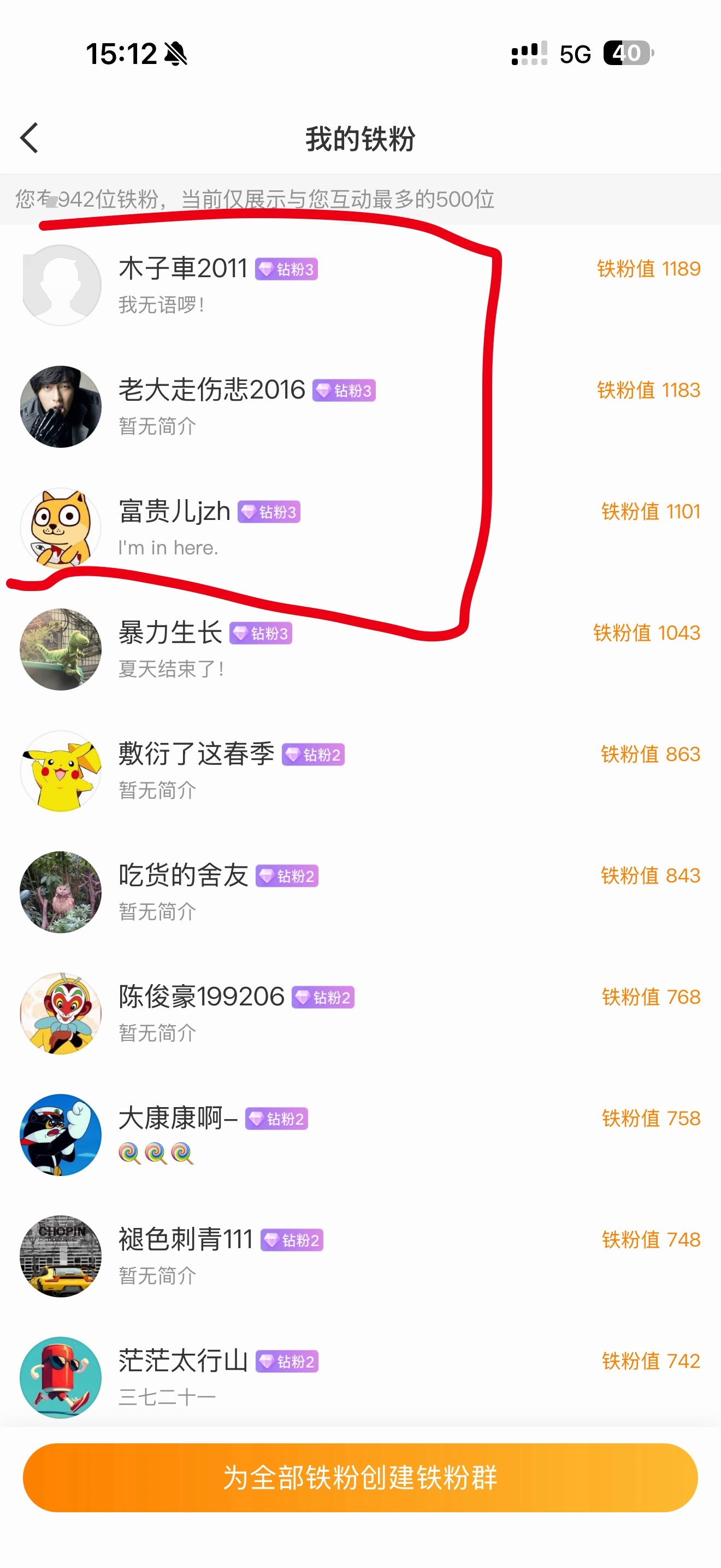 给铁粉前三的兄弟们安排了帅气的帽子，来找我领一下呀欢迎铁粉来群里热闹热闹李老鼠说