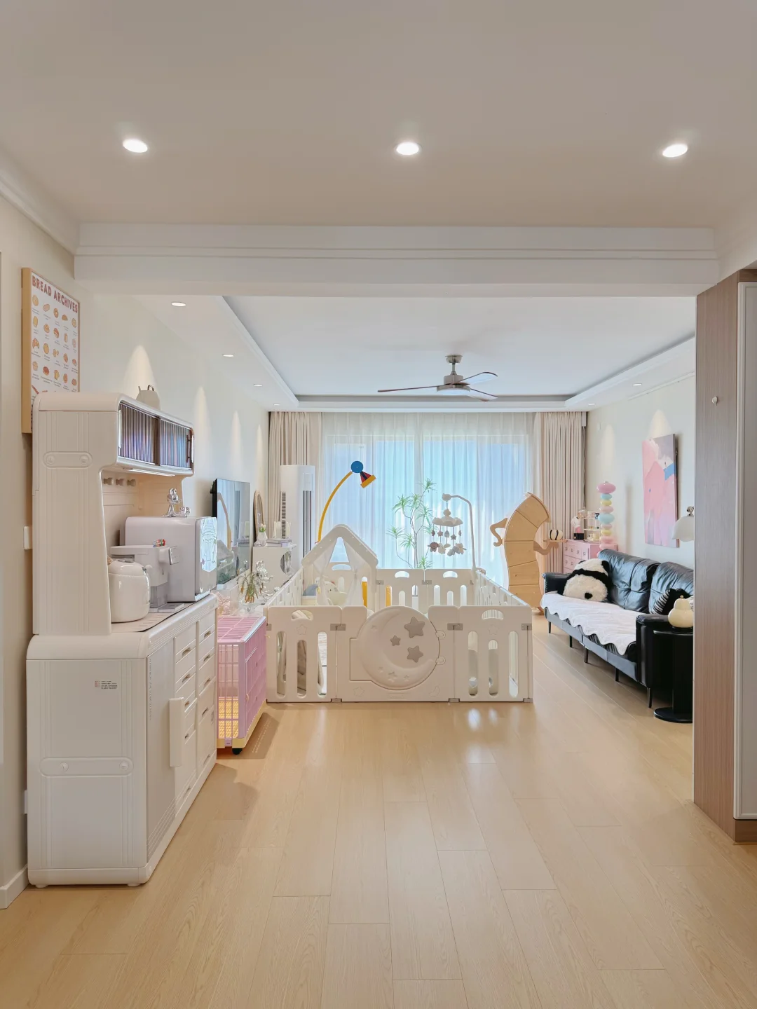 78㎡小家🏠布置一个一站式养娃喂养台～