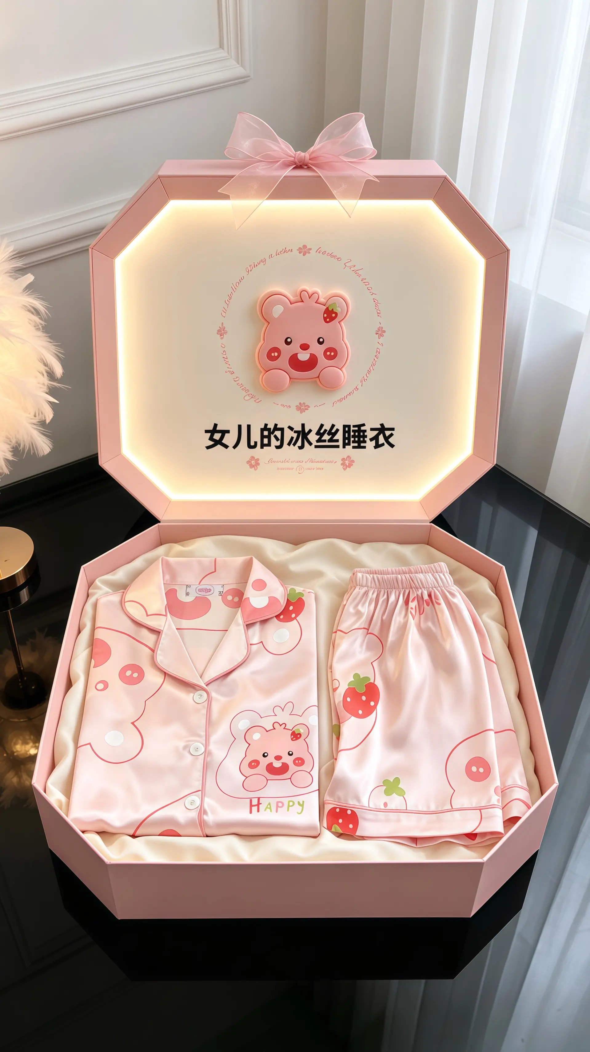 送女儿的礼物  小公主必备家居服 女童睡衣  睡衣礼物 适合送女儿的礼物