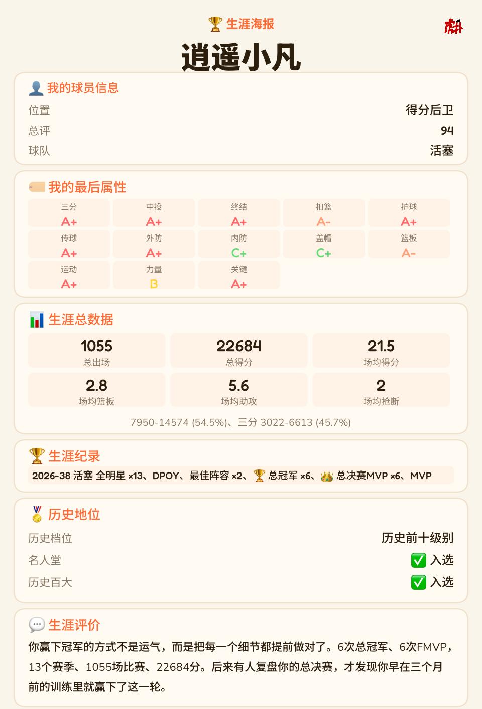 还想打多几年，结果34就退役了，活塞一人一城