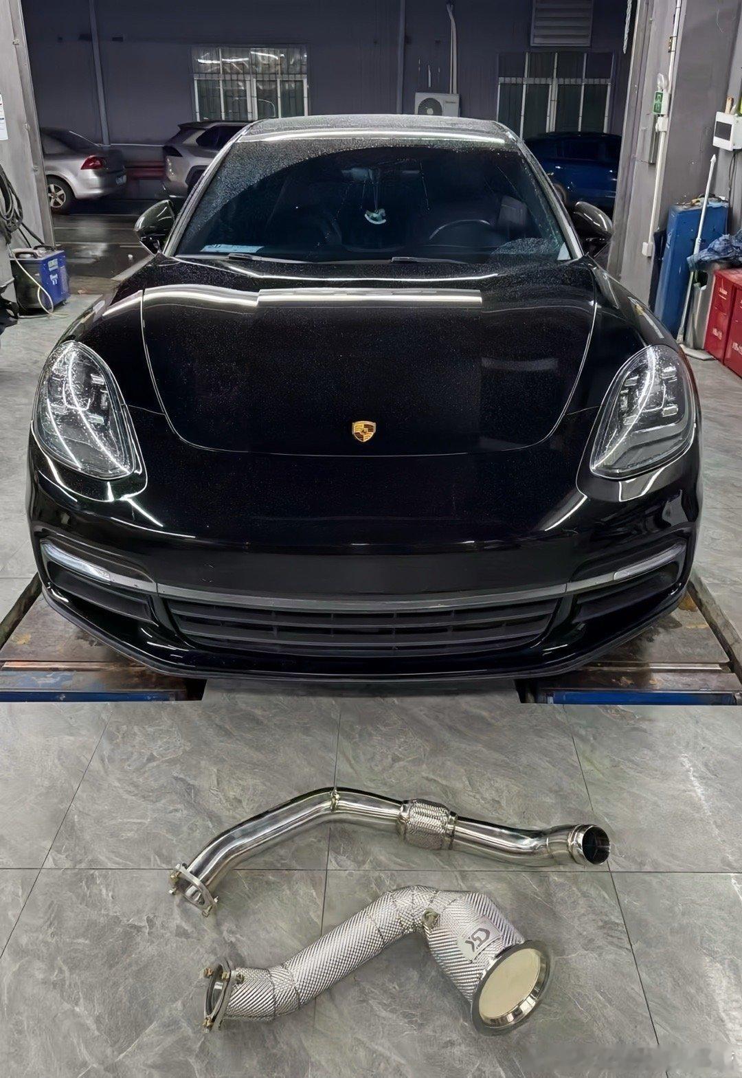 保时捷971 3.0T ⬆️ 升级CSK隔热头段200目+前段优化排气效率，提升