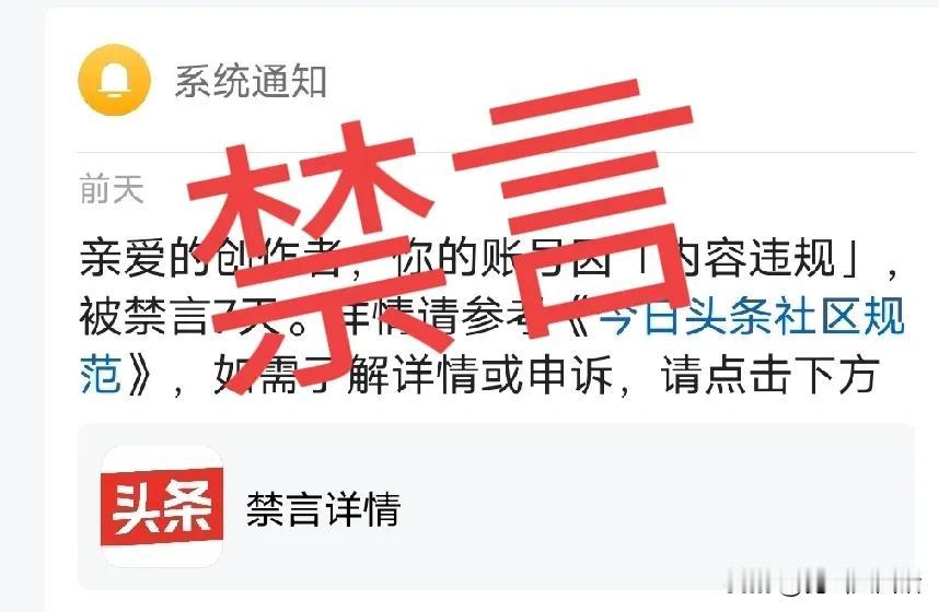 禁言七天，今天解封大吉！[庆祝]

你们有被禁言的经历吗？因为哪些原因被禁言的呢