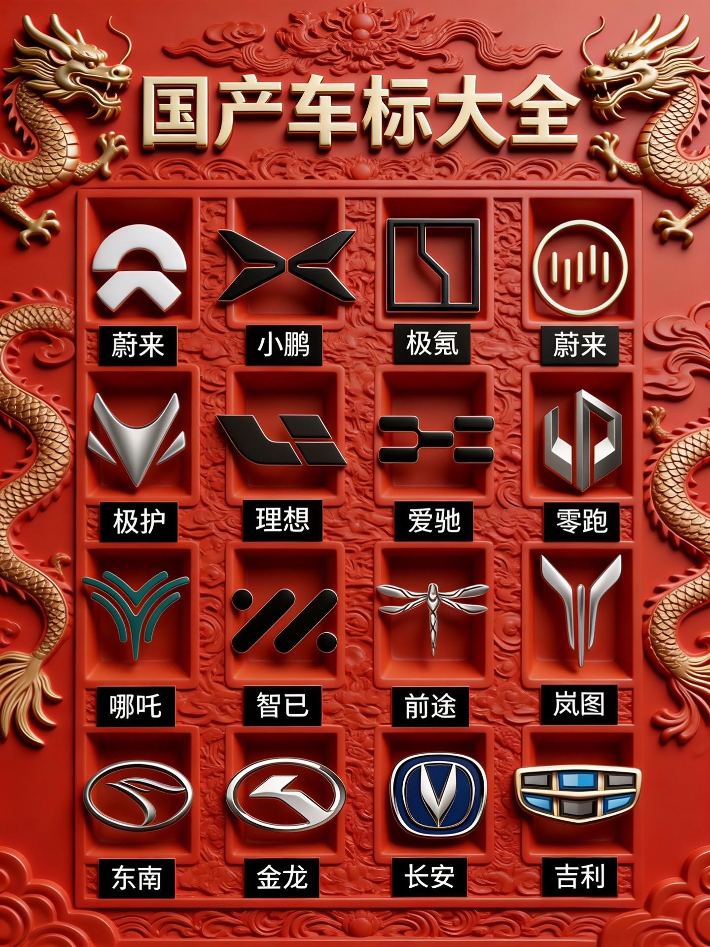 国产车标盘点！