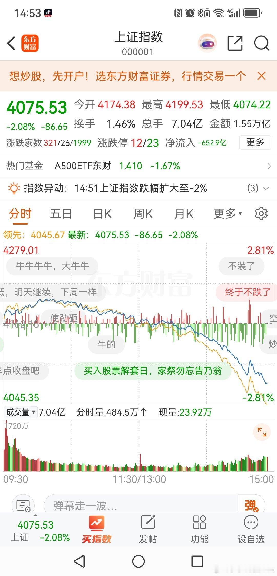 今天有点清凉，大瀑布财经﻿股票﻿ ﻿