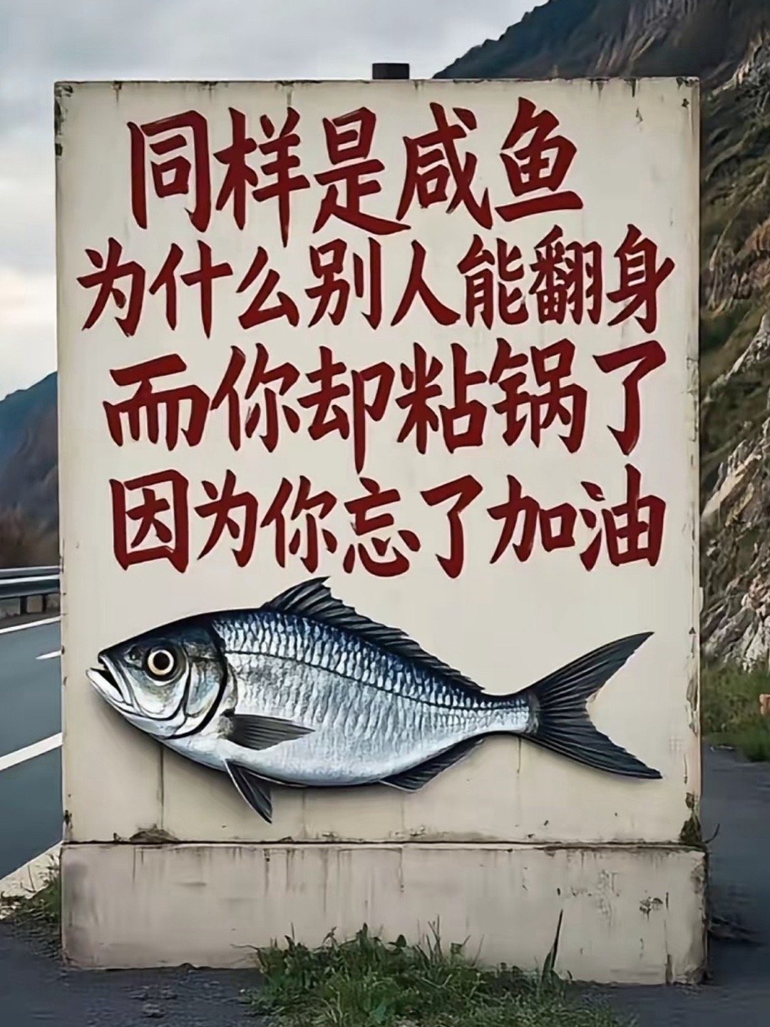 突然一下就不焦虑了定期喝点鸡汤，打点鸡血，生活嘛总是这样