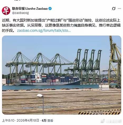 新加坡还是逃不掉的，现在没人帮新加坡说话的了美国对新加坡的调查已经开始进入实质阶