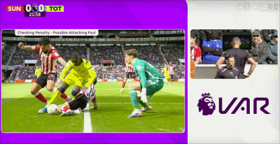 桑德兰vs热刺这都不判点球？VAR看完居然不判点球？热刺本赛季至今居然0点球真要