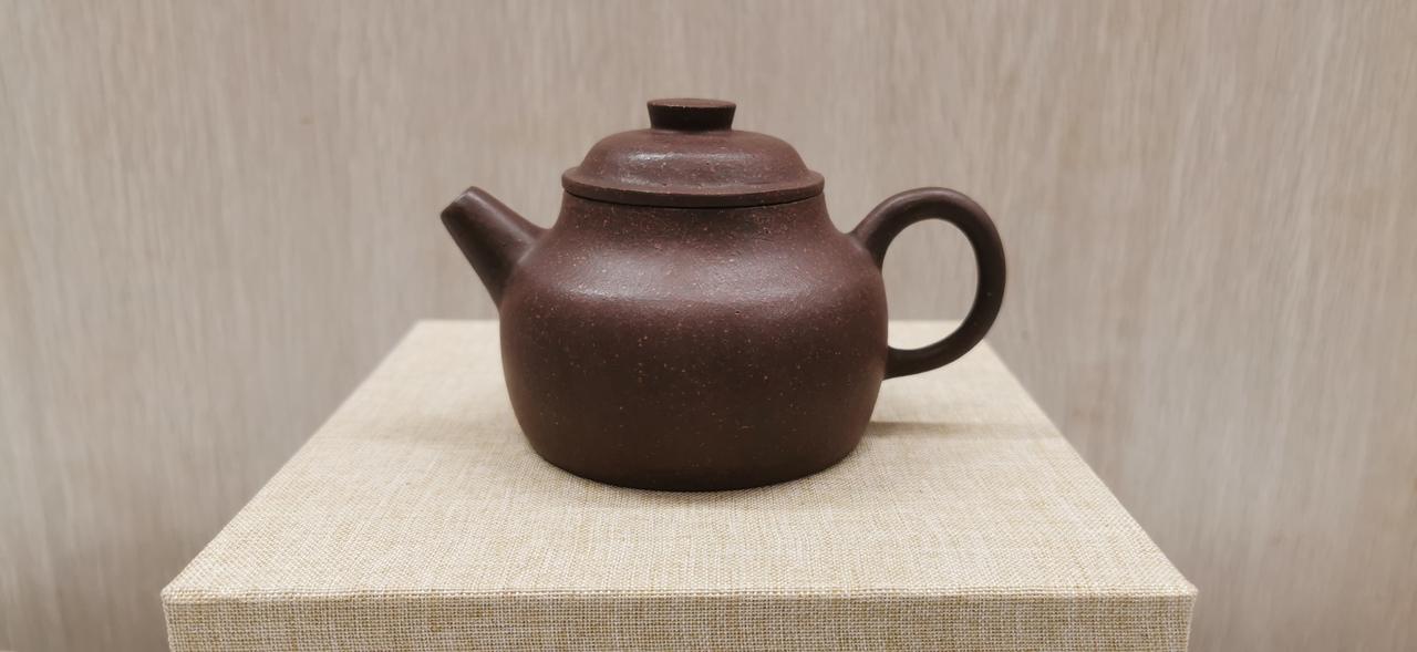 早期中国宜兴精品紫砂茶壶（独孔、约145cc）器物之美 紫砂艺术 紫砂壶 茶生活
