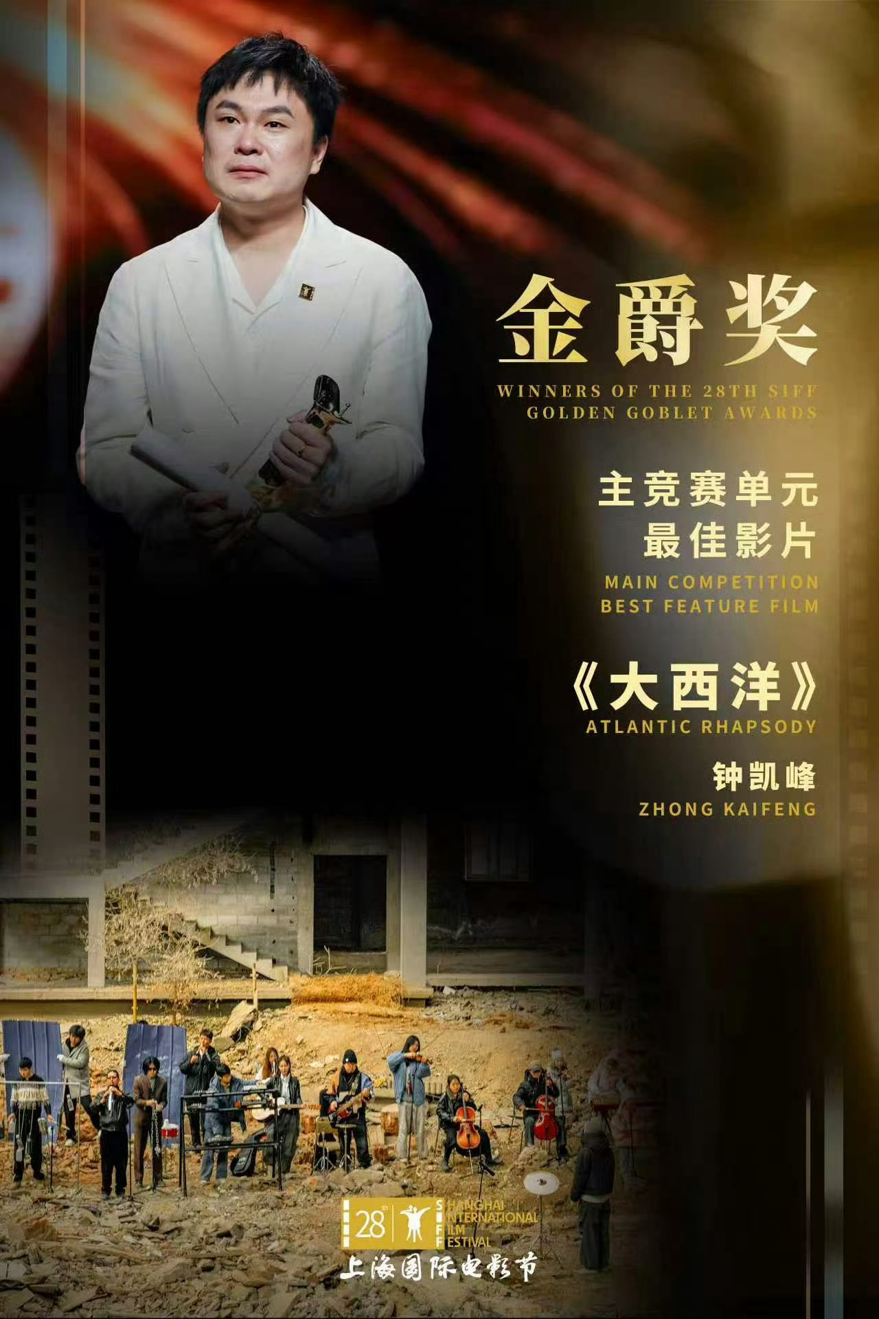 电影大西洋恭喜《大西洋》在第28届上海国际电影节金爵奖主竞赛单元荣获「最佳影片」