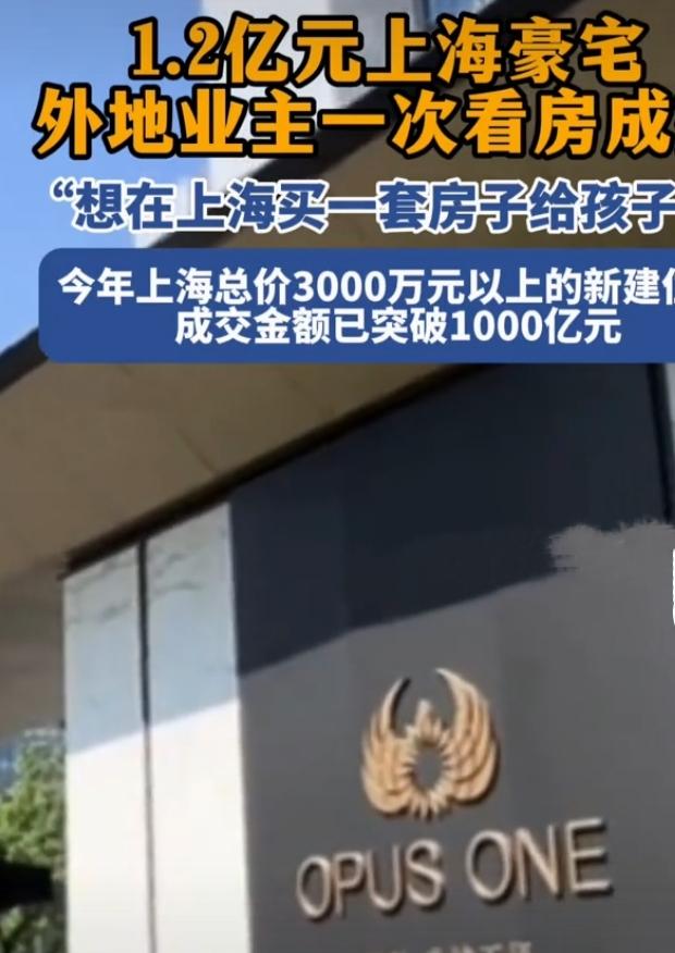 有钱人的世界真让人捉摸不透！前不久，上海保利世博天悦一套1.2亿的顶复被一位外地