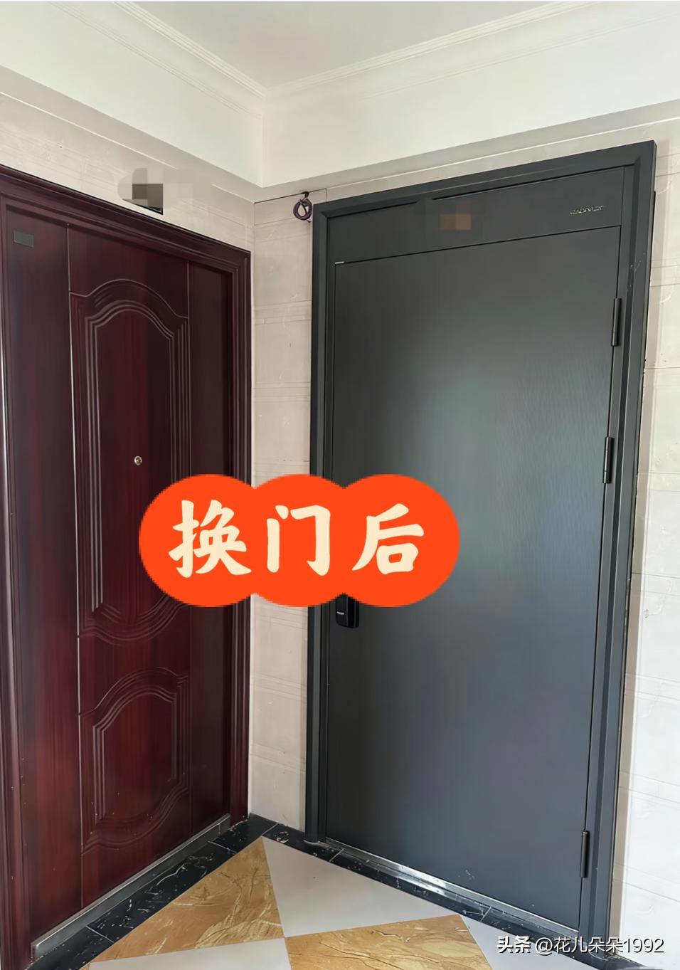 遇到神仙邻居啦
我家换完门，门楣比邻居家高了一大截，好看是真好看，但也想跟大家掏