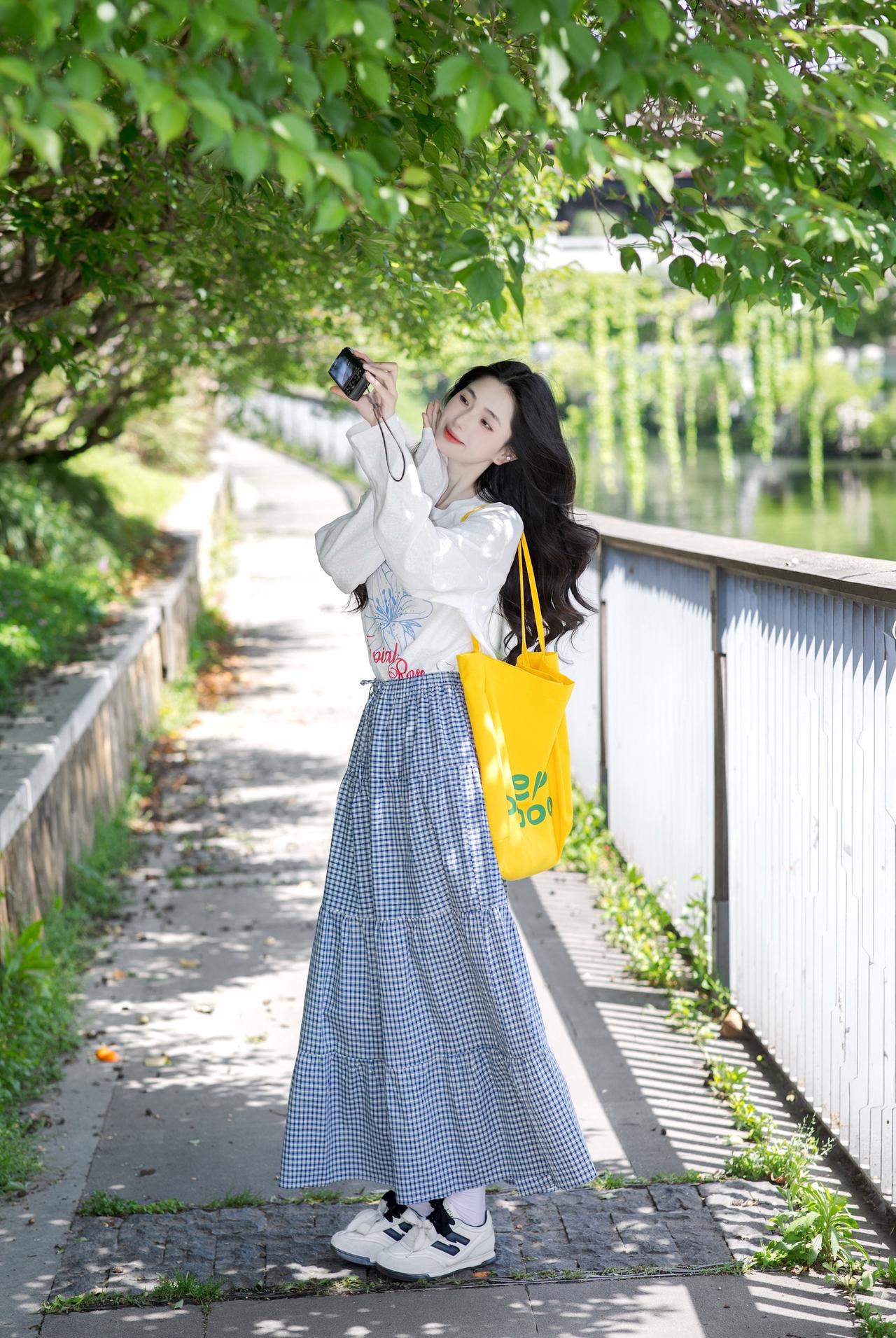 夏季穿搭 小个子穿搭 韩系穿搭 罩衫穿搭 防晒穿搭