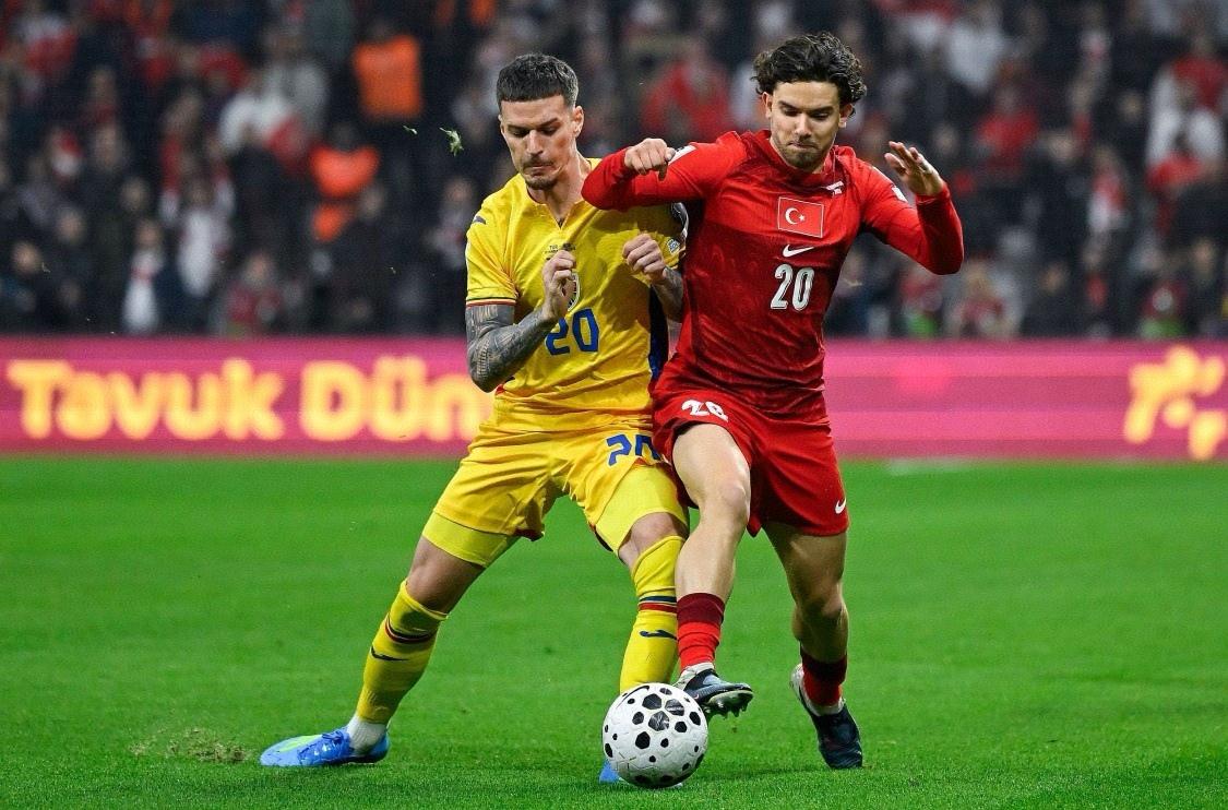 时隔24年重返世界杯的梦想即将实现！
土耳其1-0小胜罗马尼亚，居莱尔助攻，卡迪