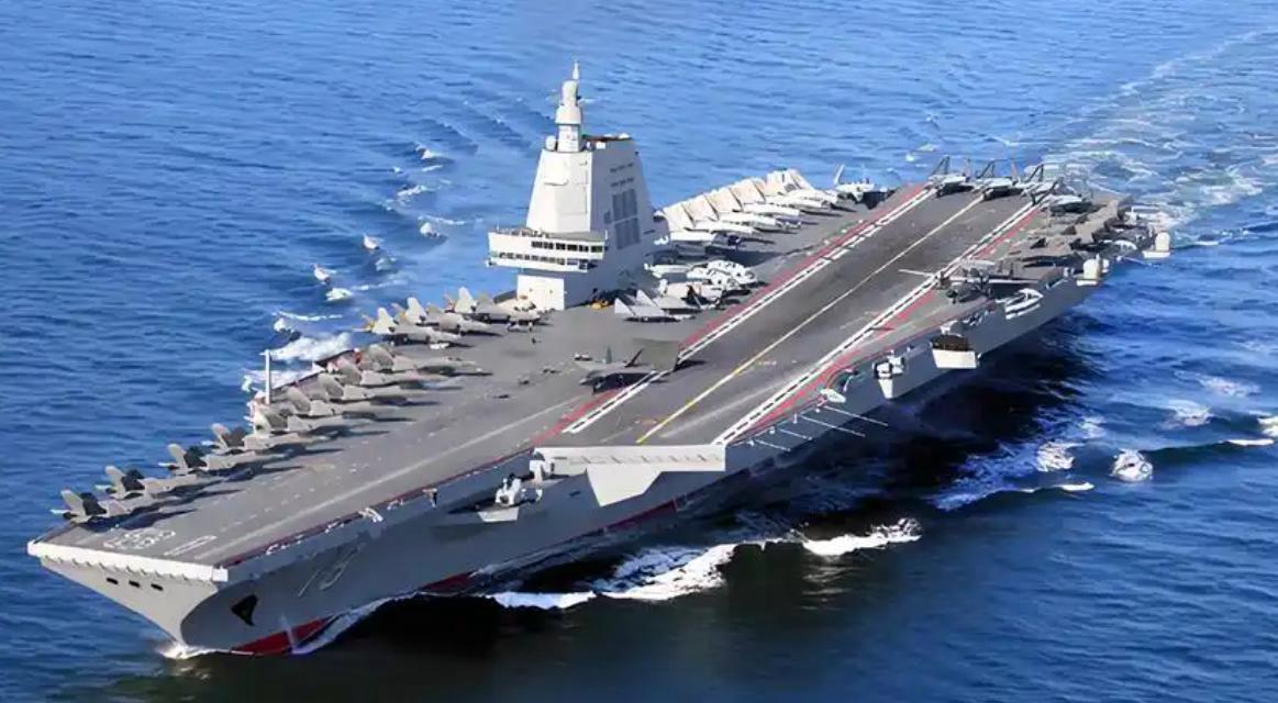 福建舰、山东舰、辽宁舰三航母
         2025年11月5日，中国人民解