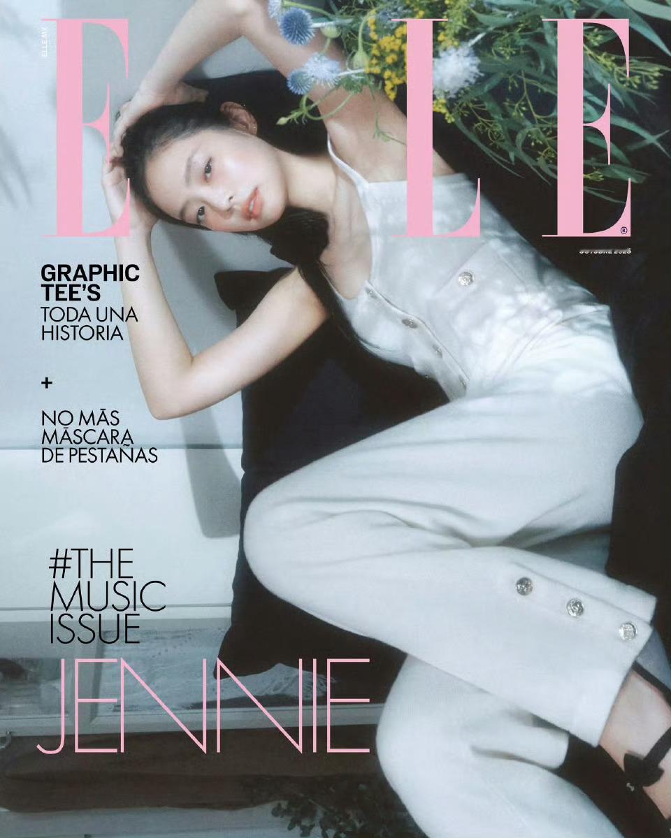 JENNIE登上墨西哥《ELLE》银十刊封面 ​​​