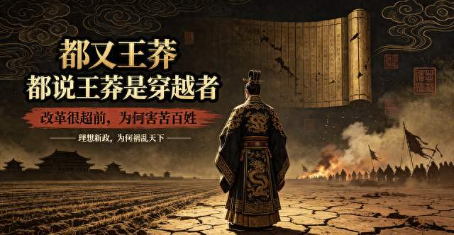 都说王莽是“穿越者”，改革看着很超前，最后却害苦百姓