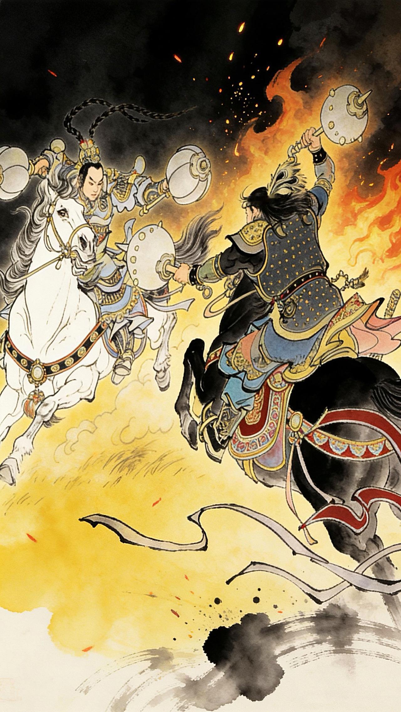 岳云大战完颜金弹子