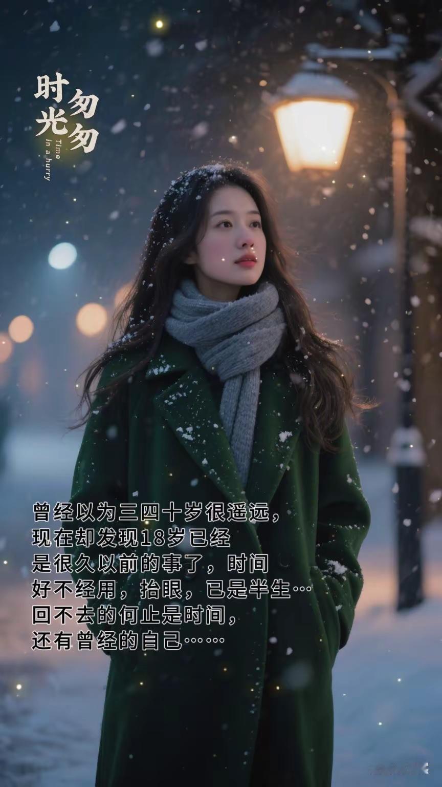 曾经以为三四十岁很遥远，现在却发现18岁已经是很久以前的事了人生感悟情绪文案时光