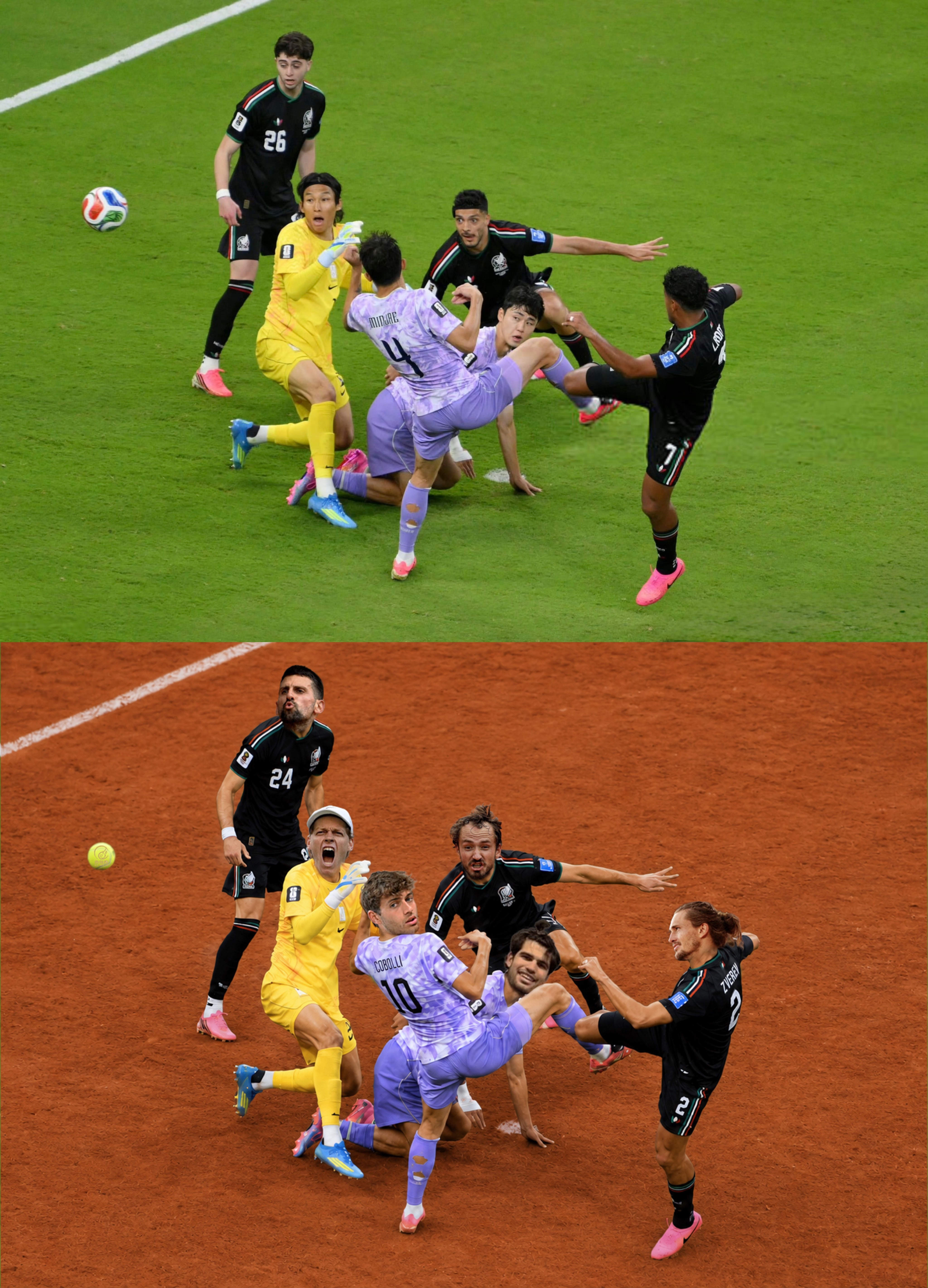 今年法网男单be like……⚽🎾韩国门将巨大失误兹维列夫首夺大满贯冠军法网2
