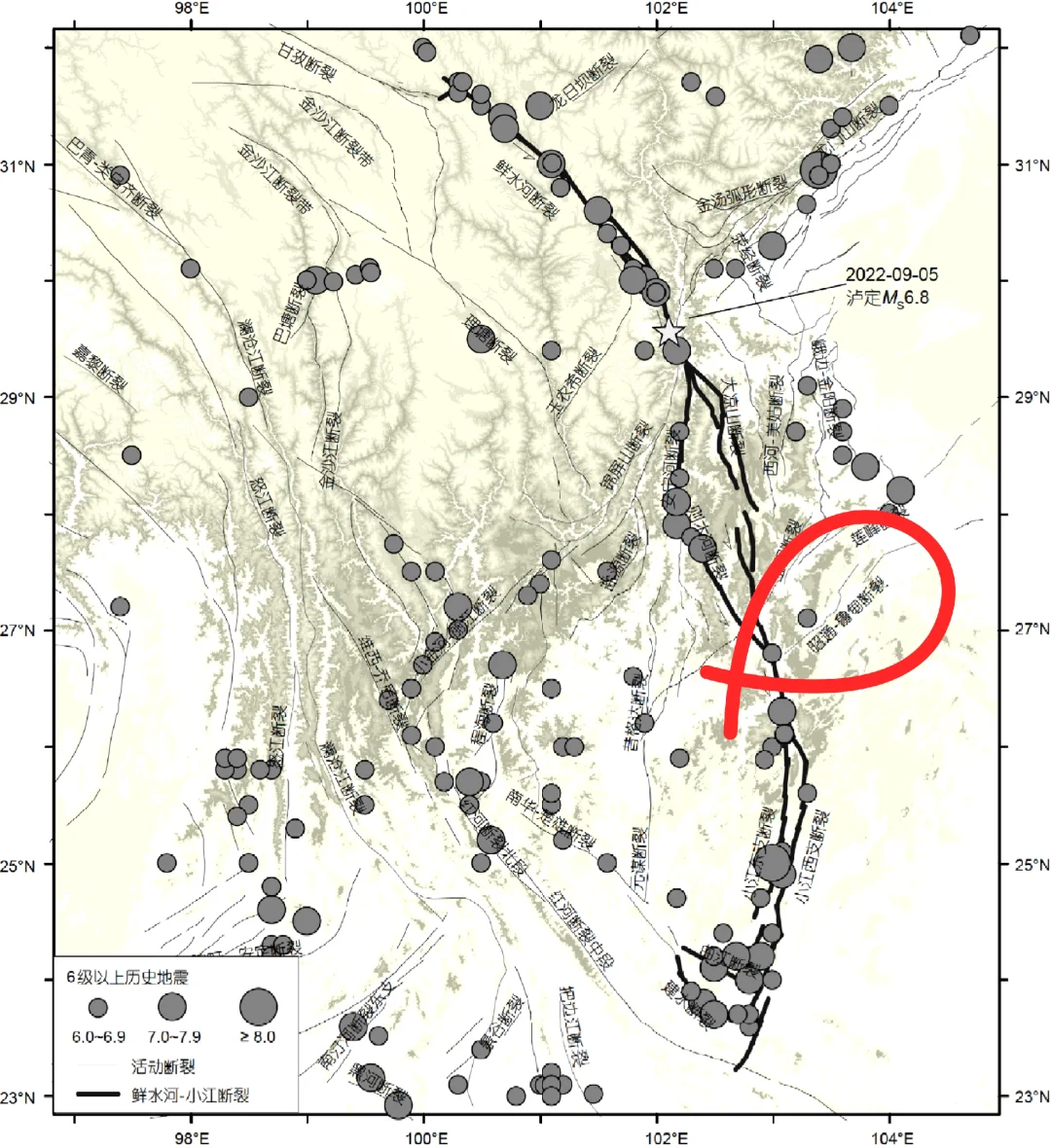 昭通-鲁甸地震带