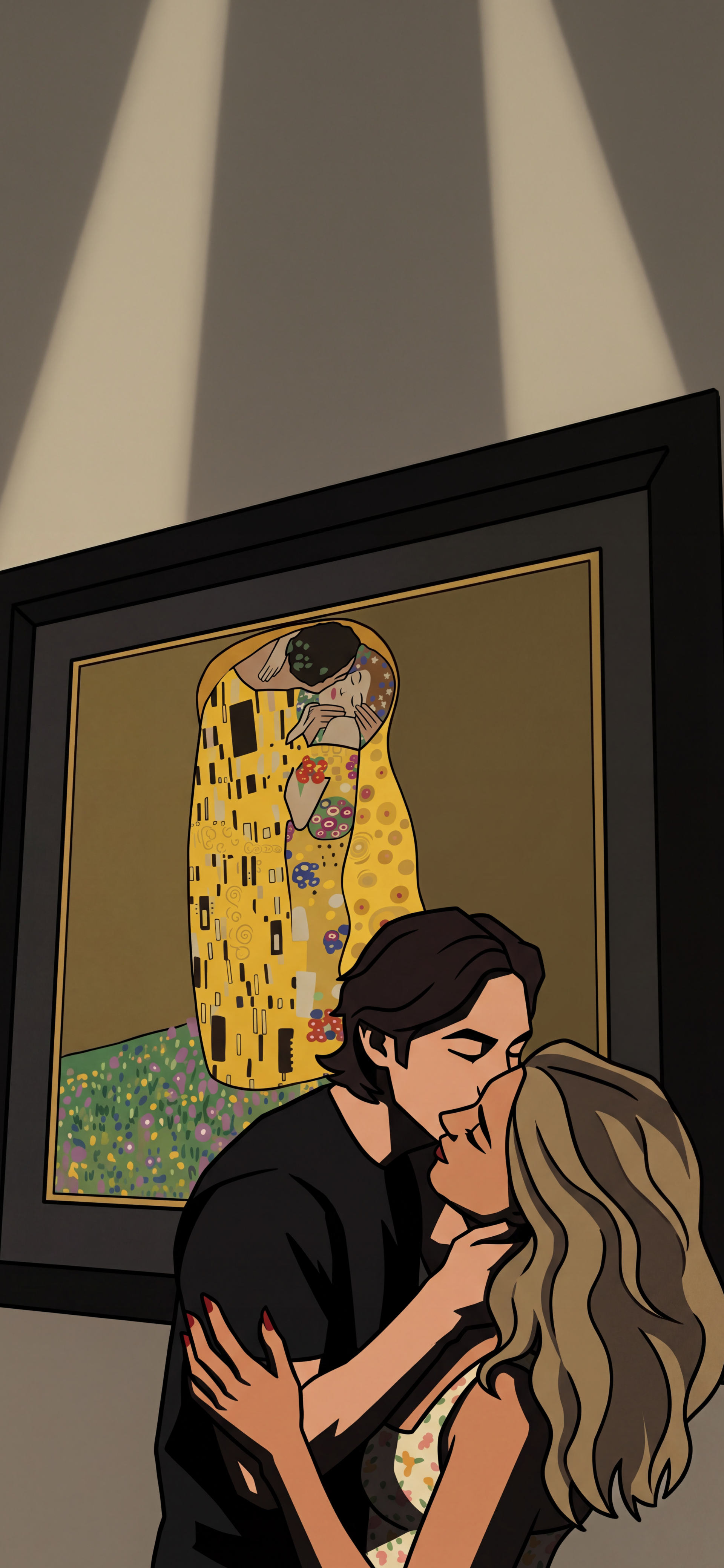 美式插画壁纸 moodnotdead 