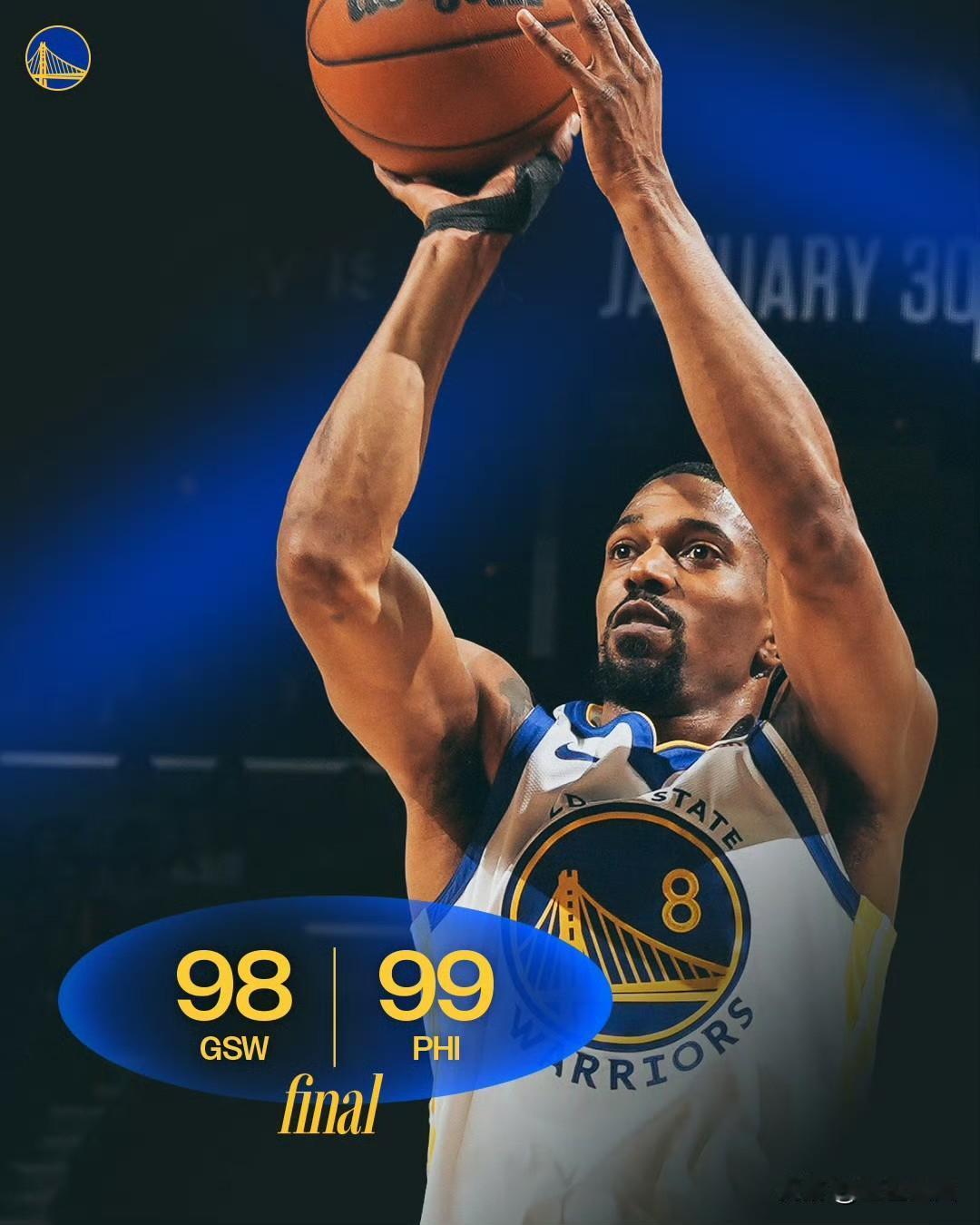 勇士可惜了啊，首节就得到10分，没想到下半场靠替补竟然神奇的追了回去。本来以为逆