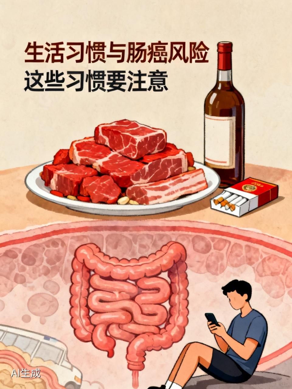 哪些生活习惯可能诱发肠癌