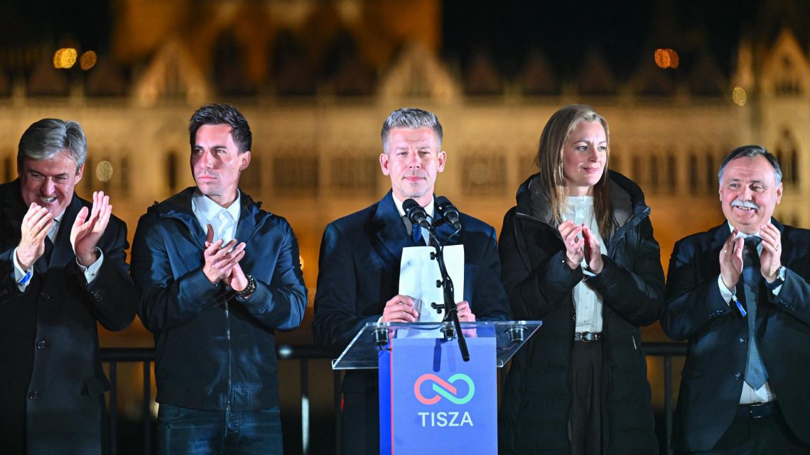 【#匈牙利蒂萨党在国会选举中获胜#】#匈牙利# 国家选举办公室12日晚公布的初步