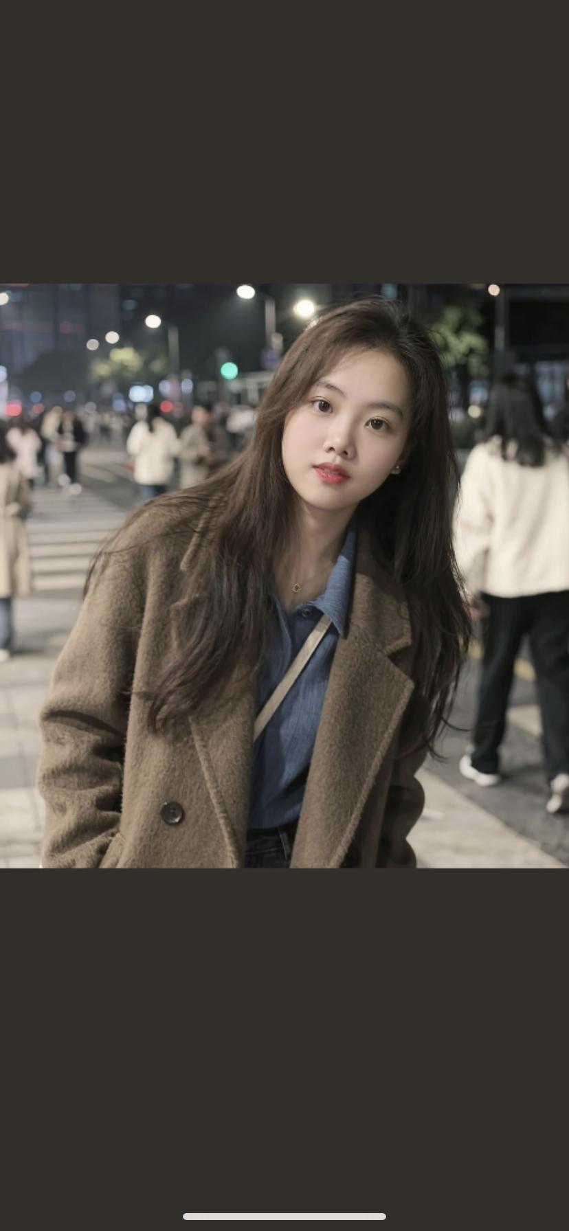 夜晚的街头，温柔的风和温暖的灯光，一起感受城市的浪漫。🌃✨