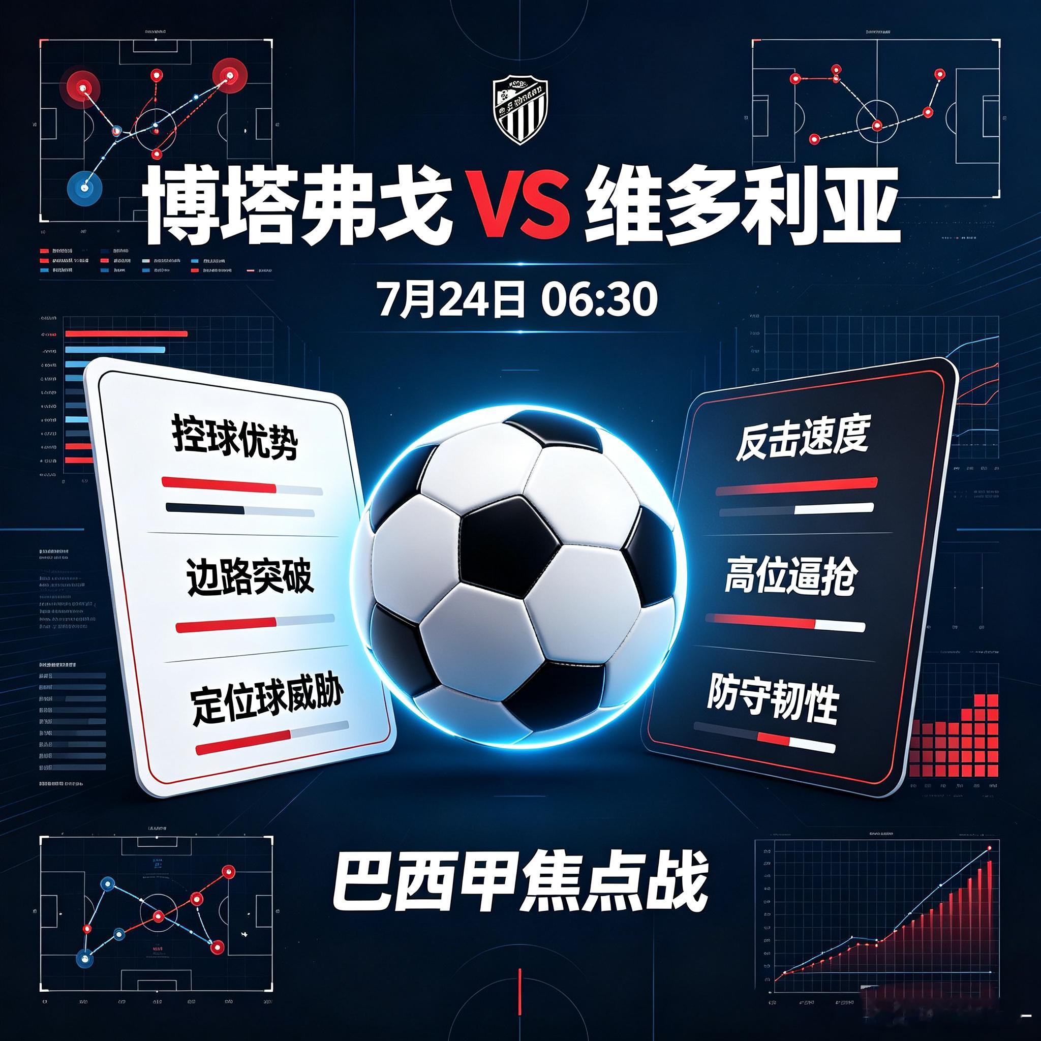 高压逼抢对阵低位大巴，巴甲攻防两极正面硬碰硬本场是典型的战术对冲对决，博塔弗戈坚