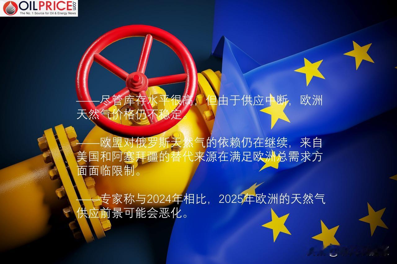 尽管库存空间充满，欧洲天然气危机尚未结束

一年前，欧洲政界人士宣布，俄罗斯几乎