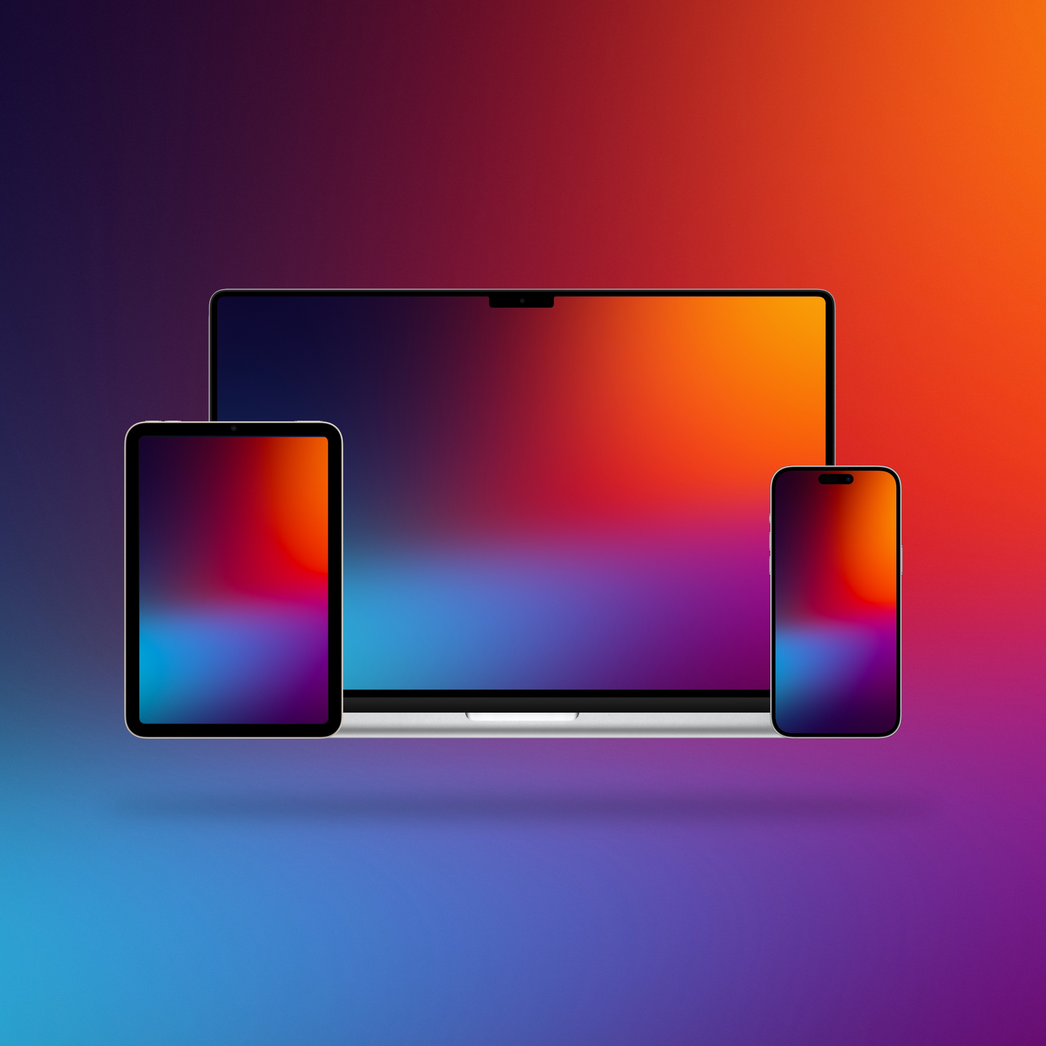 最新一期的渐变色壁纸twi.BasicGuyApple ​​​