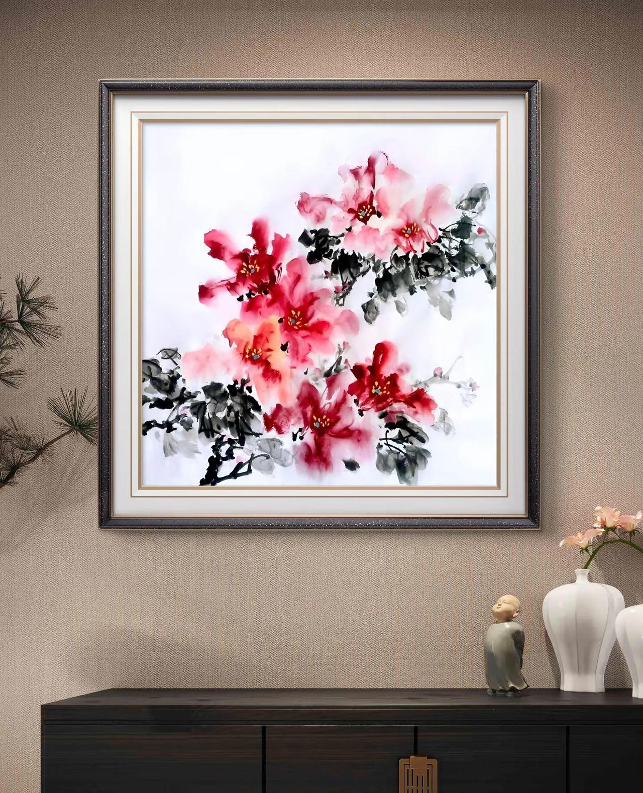 国画花鸟 写意花鸟 国画 牡丹作品欣赏 国画牡丹爱好者