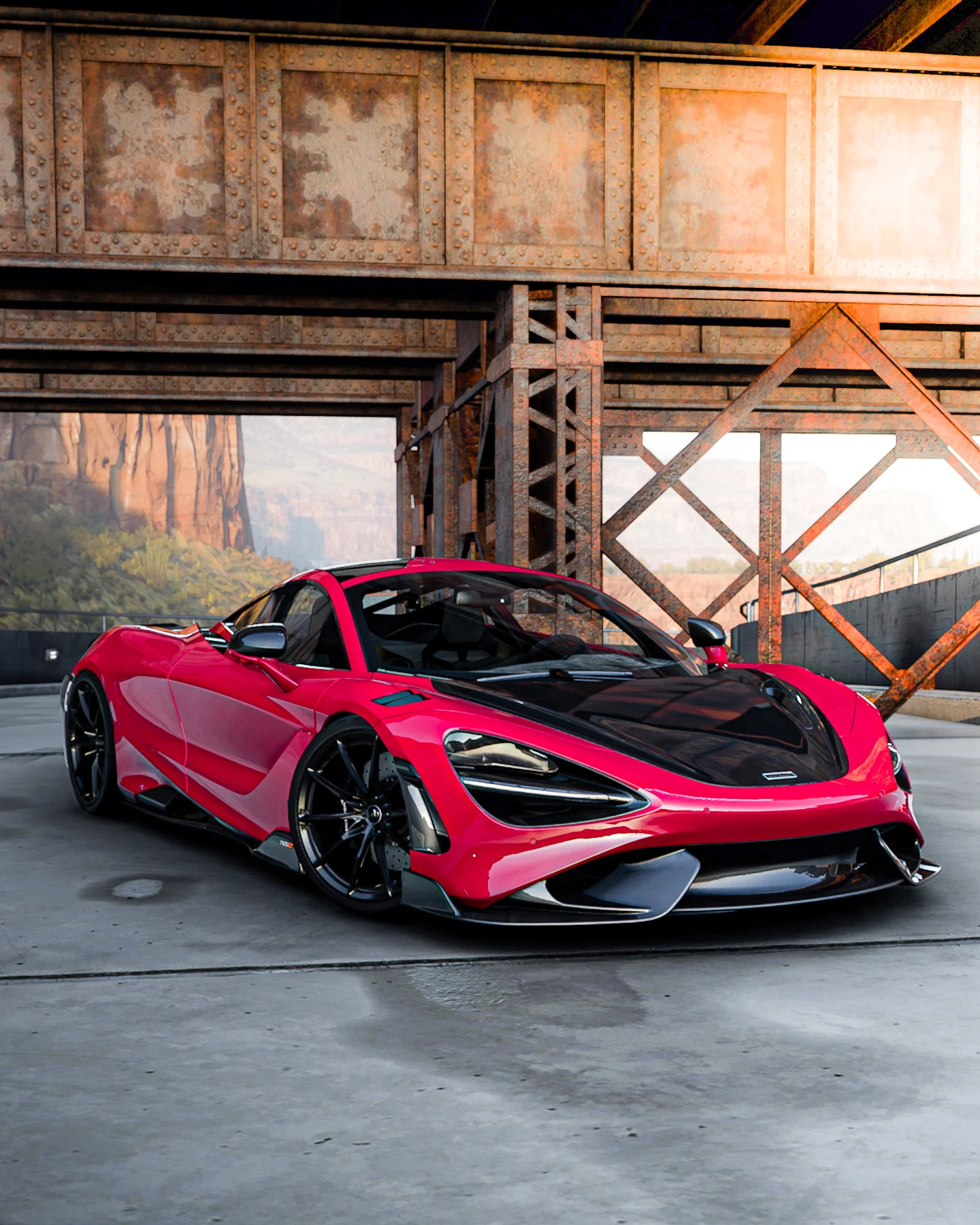 给这台迈凯伦打个分吧，1到10分‼️❤️🔥迈凯伦765LT是一款专注于赛道性能