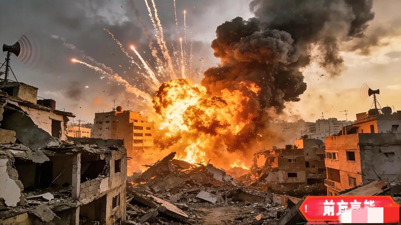 真把人逼急了，连桌子都给你掀得稀巴烂。
 
特拉维夫街头变废墟的画面传出来，着实