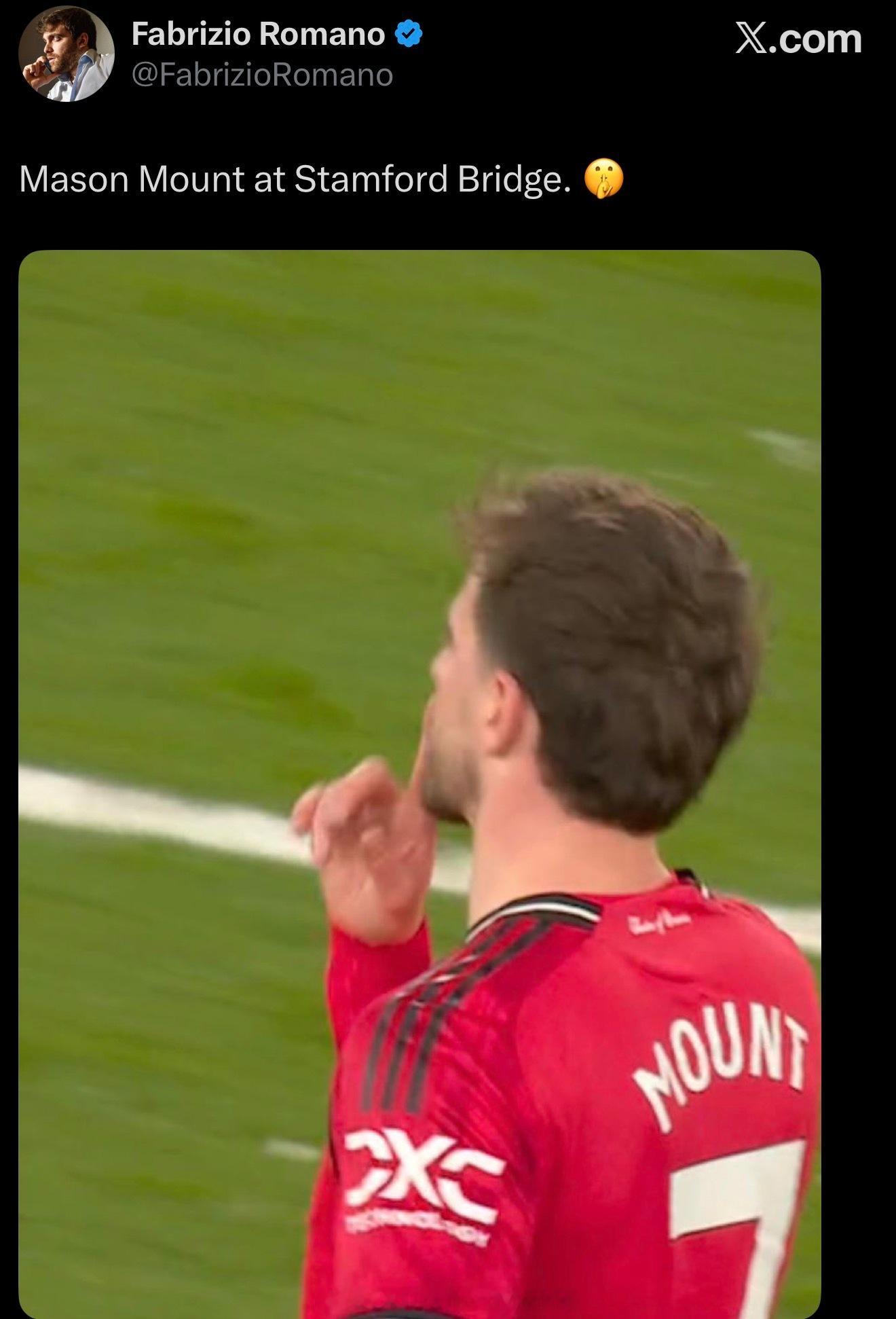 芒特：斯坦福桥 闭嘴🤫切尔西vs曼联