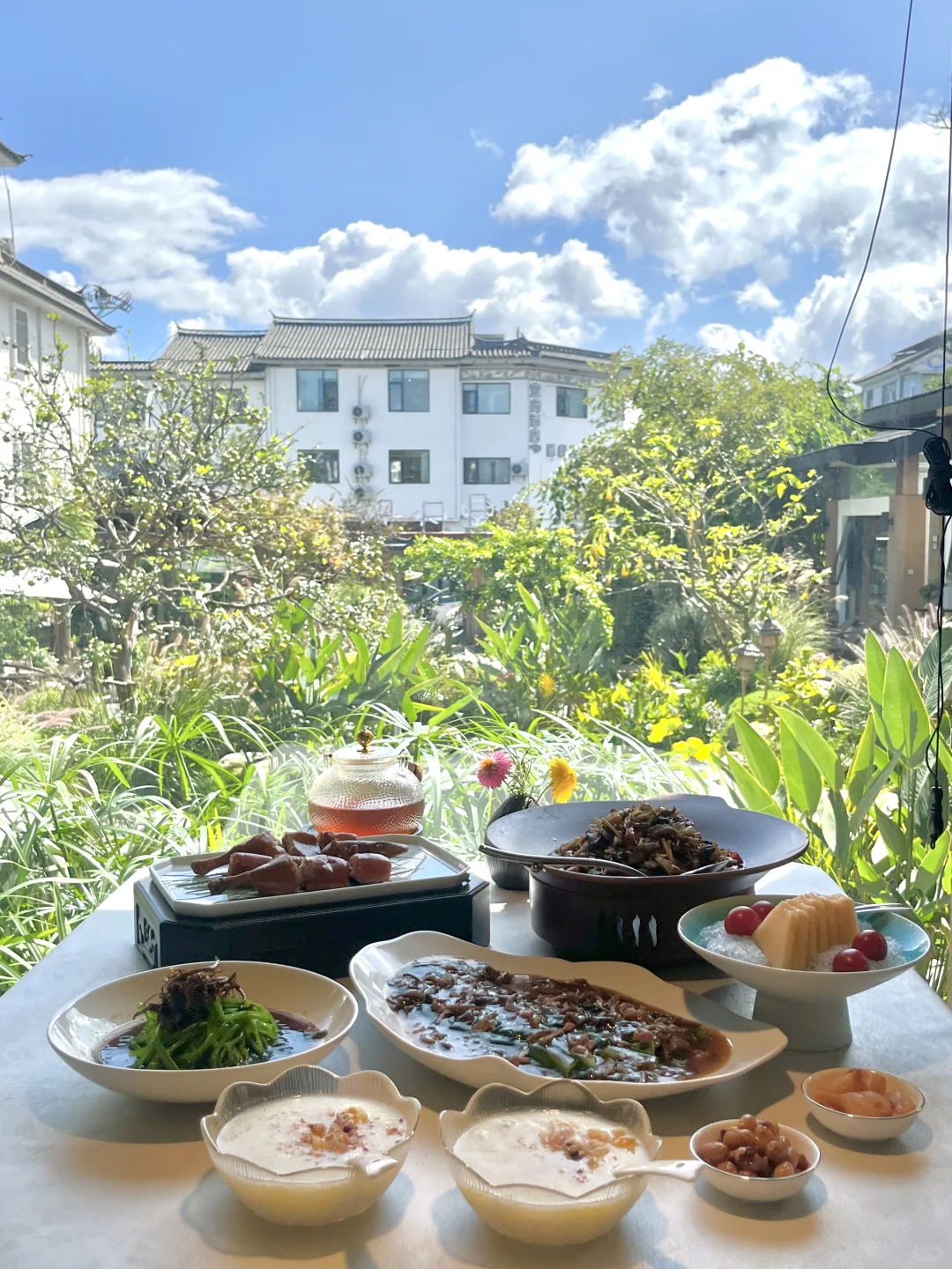 藏在大理古城的绝美花园💐餐厅！