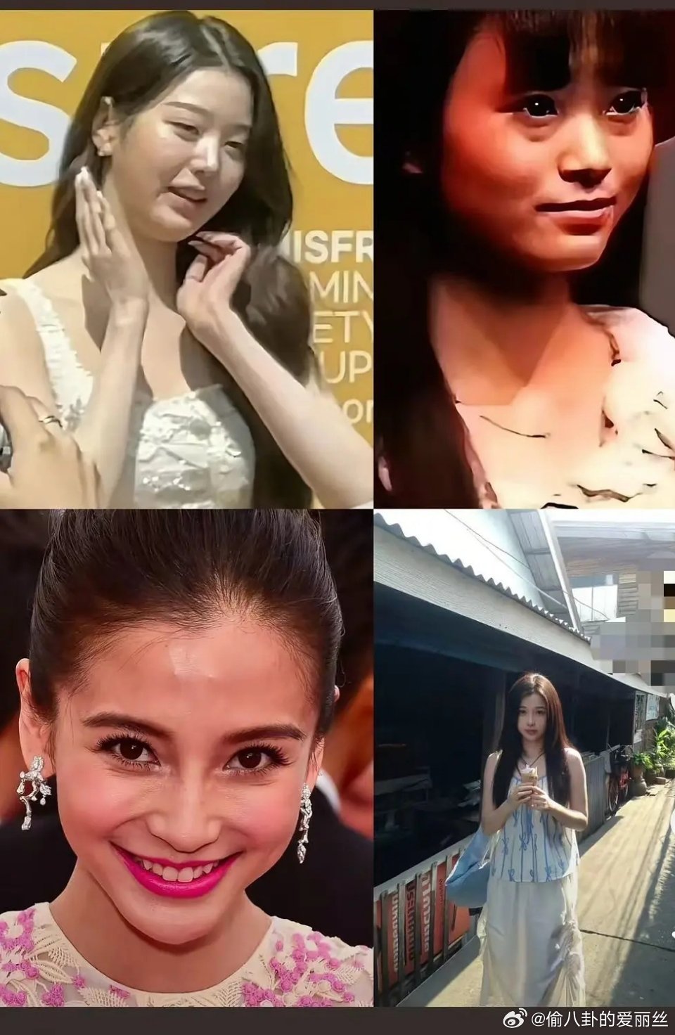 虞书欣的粉好像有一点点的钝，拿别人的丑照和他们家的对比，这不是找黑吗？ 
