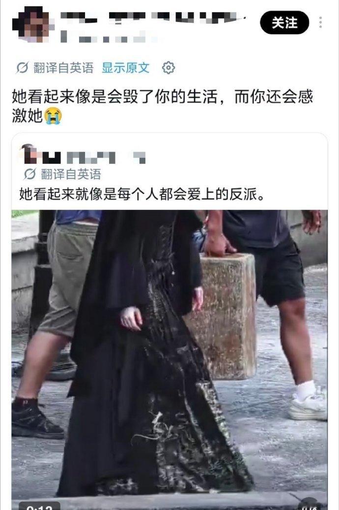 鞠婧祎新剧造型海外大出圈鞠婧祎黑长直造型海外大出圈 鞠婧祎犯困也被仿妆了 一个黑