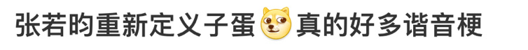 #张若昀重新定义子蛋#若昀·谐音梗十级爱好者·南庆梗王·北齐脱口秀king·张 