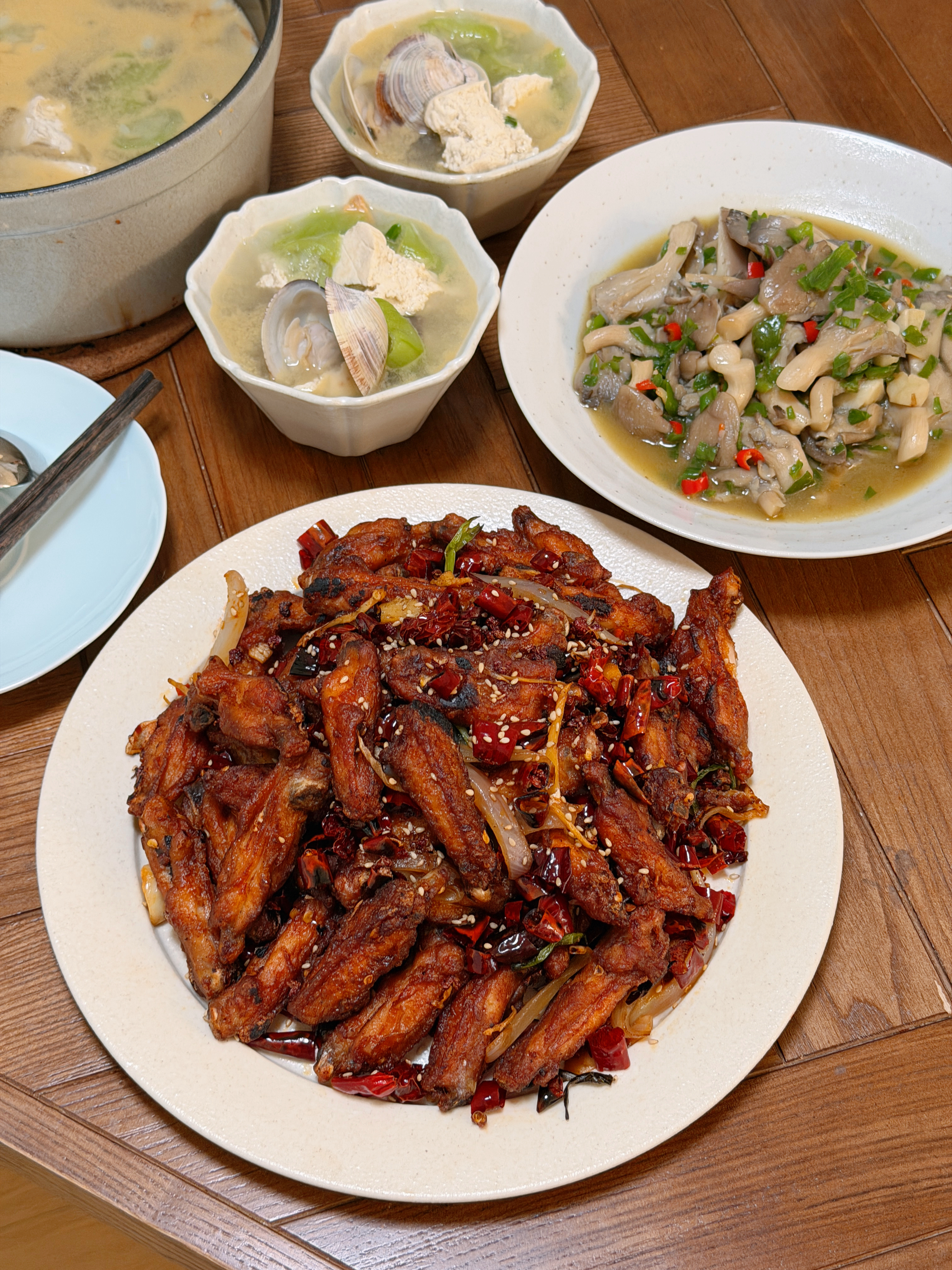 今天也做饭了晚上健身房见 