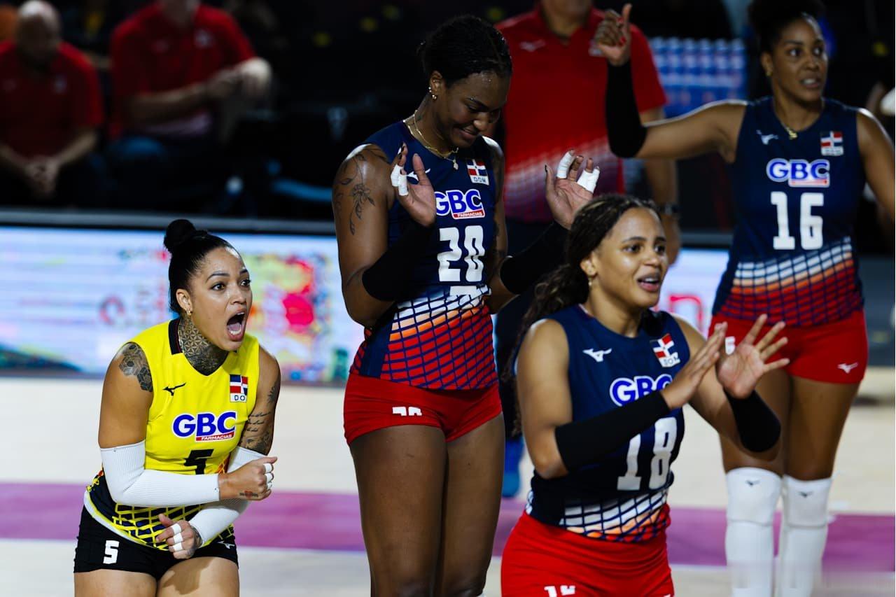 2025年女排世锦赛 第26场，F组，清迈，🇩🇴多米尼加3-0墨西哥🇲🇽