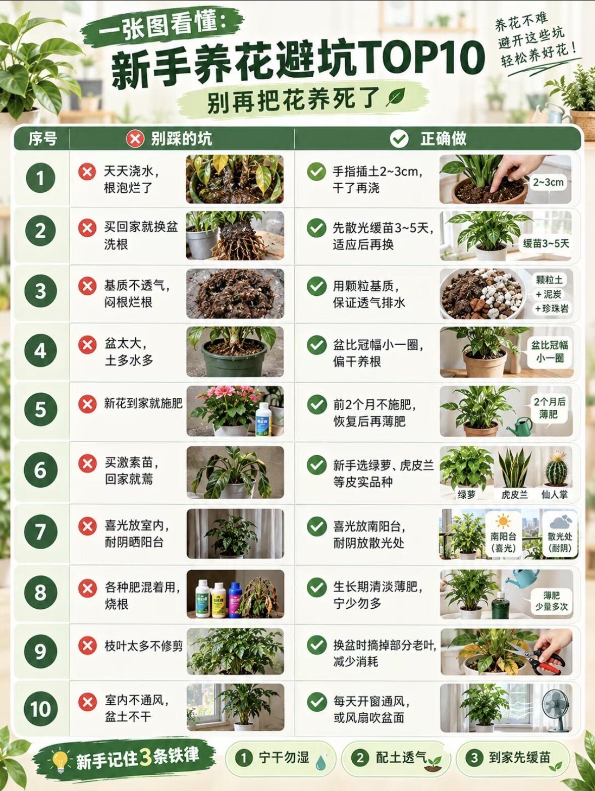养花新手必备：秘诀大公开！🌸养花，是一门艺术。
🌼自从我开始养花，阳台就不再