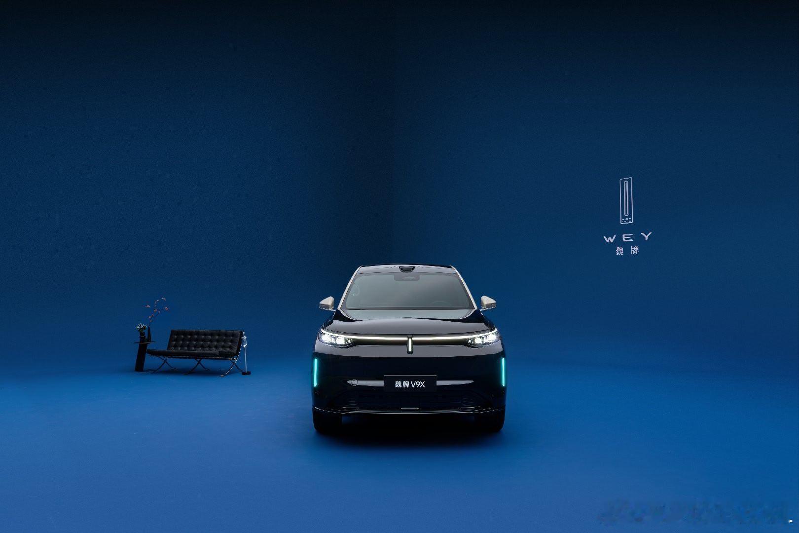 看看黑色占主导的魏牌V9X双拼色我其实很喜欢这版配色 据说采用了很多中式美学 大